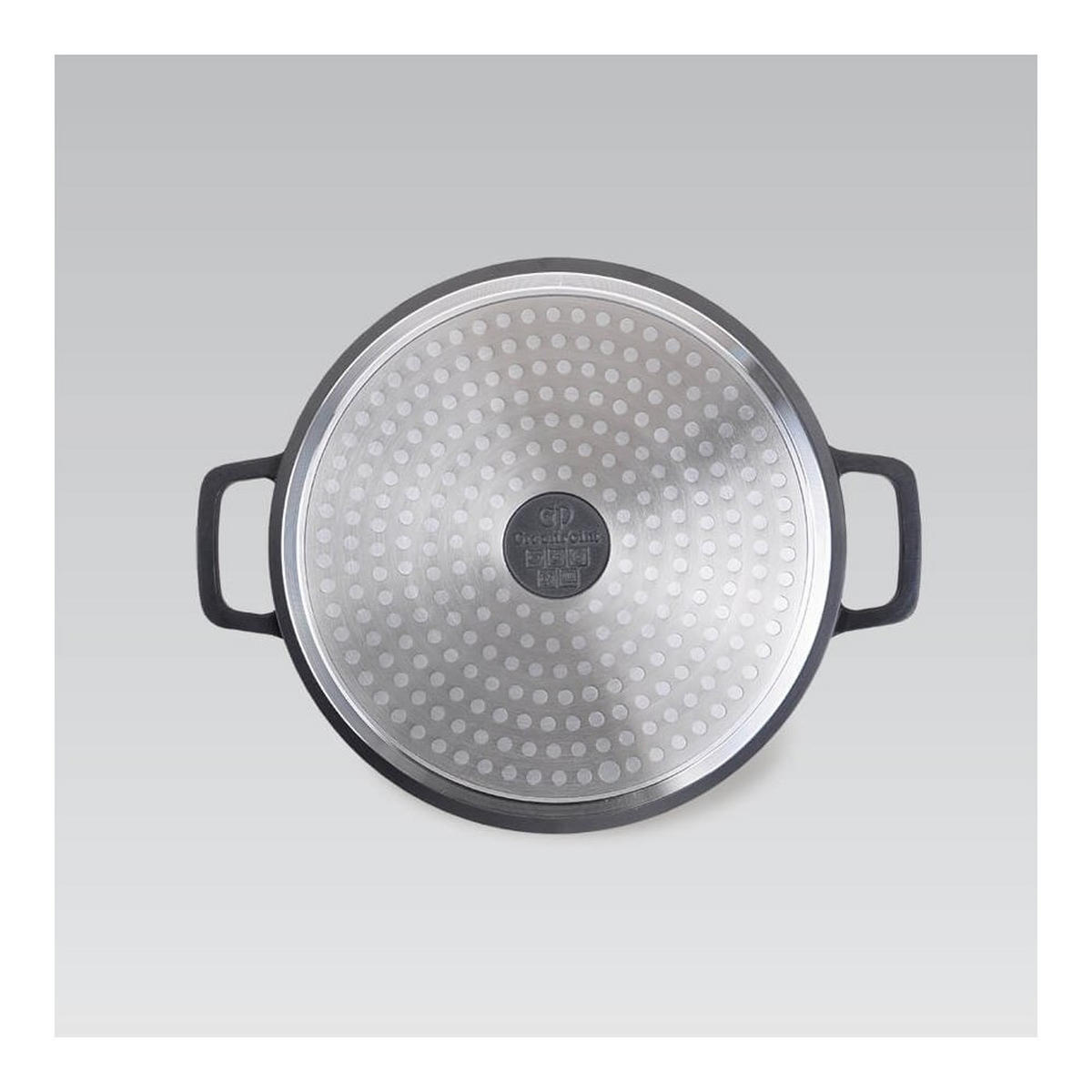 TOPF Graphit 34/24/11.5 cm MR4524 - Graphitfarben, Metall (24cm) - Maestro 
