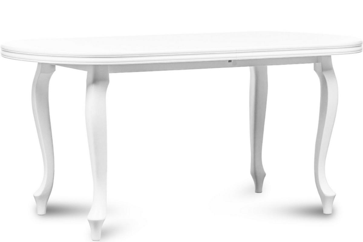 ESSTISCH ALTIS ausziehbar bis 300cm, Weiß - Weiß, Holz (100/200/77cm) - KONSIMO®
