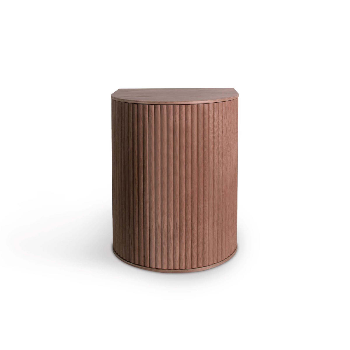 HOCKER Duna mit Stauraum - Walnussfarben, Holz (35/45/32.8cm) - Woodendot