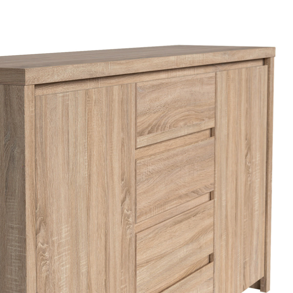 SIDEBOARD Soren Dřevo - hnědá, kompozitní dřevo (143.5/92/40.5cm) - Petits-meubles