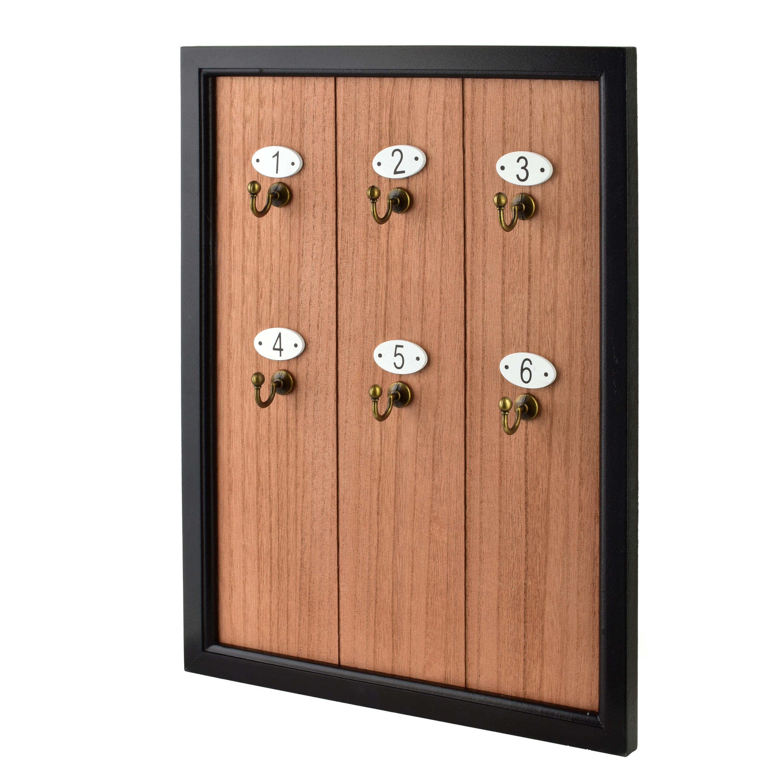 SCHLÜSSELHALTER Stacy Schwarz 40x30x1,5 cm Holz - Schwarz, Holz (1.5/30/40cm) - Mondex
