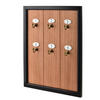 SCHLÜSSELHALTER Stacy Schwarz 40x30x1,5 cm Holz - Schwarz, Holz (1.5/30/40cm) - Mondex