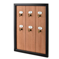 SCHLÜSSELHALTER Stacy Schwarz 40x30x1,5 cm Holz - Schwarz, Holz (1.5/30/40cm) - Mondex