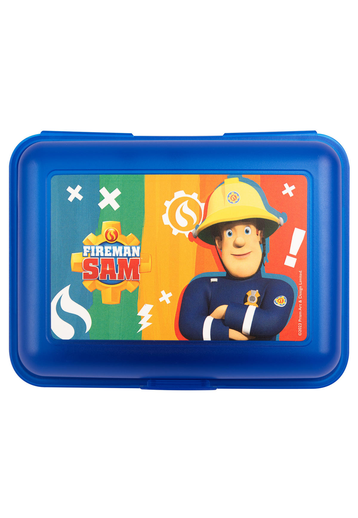 BROTDOSE Feuerwehrmann Sam Lunchbox Blau 17,5 x 12,8 x 6,9 cm - Blau, Kunststoff (17.5/6.9/12.8cm) - Chiemsee
