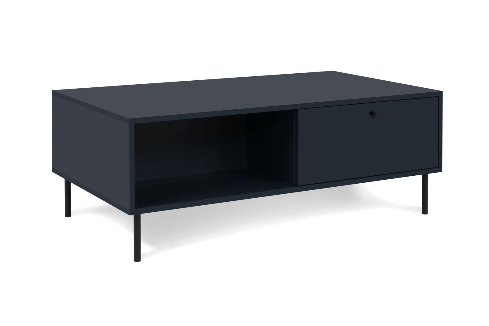 COUCHTISCH Miami 55A in Navy blau - Dunkelblau, Holzwerkstoff (60/110/40cm) - möbelvita