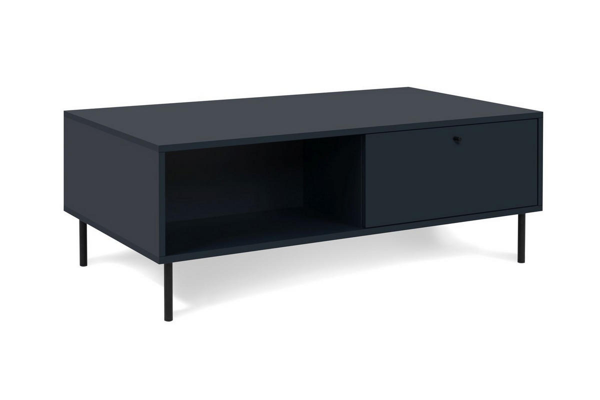 COUCHTISCH Miami 55A in Navy blau - Dunkelblau, Holzwerkstoff (60/110/40cm) - möbelvita