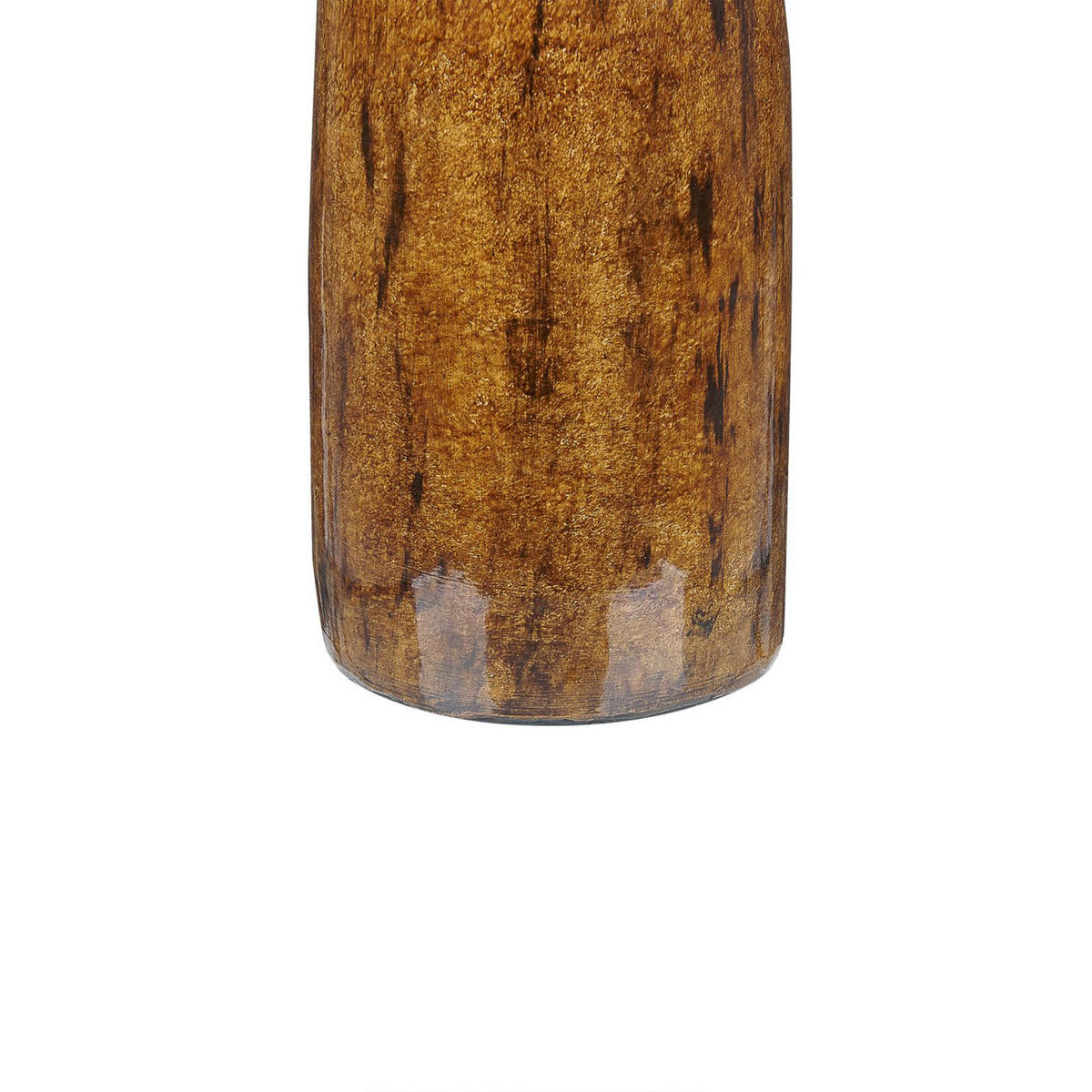 BLUMENVASE Terrakotta braun Burgos - Braun, Stein (52cm) - Beliani