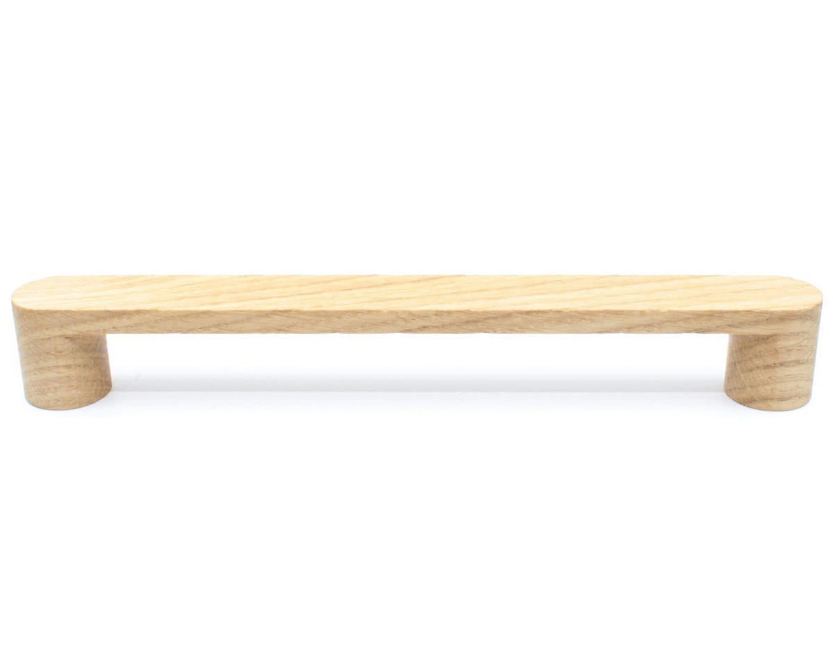 MÖBELGRIFF BA 320mm, Küchengriff Eiche massiv, Holzgriff Schrank - Naturfarben, Holz (2/2.5/34cm)