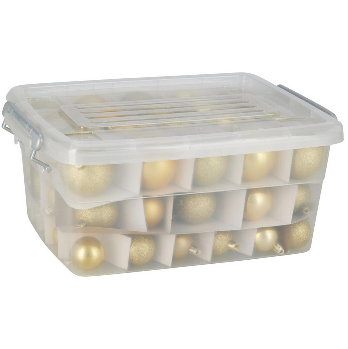 WEIHNACHTSKUGELN Set 70er-Set - Goldfarben, Kunststoff (28/16/37cm) - Home Styling Collection