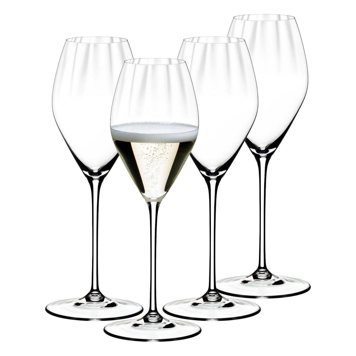 CHAMPAGNERGLÄSER Performance transparent 375 ml 4er Set - Transparent, Glas (0.375L) - Riedel