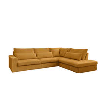 ECKSOFA Thora - Gelb, Holzwerkstoff/Textil (315/245cm) - Fun Möbel