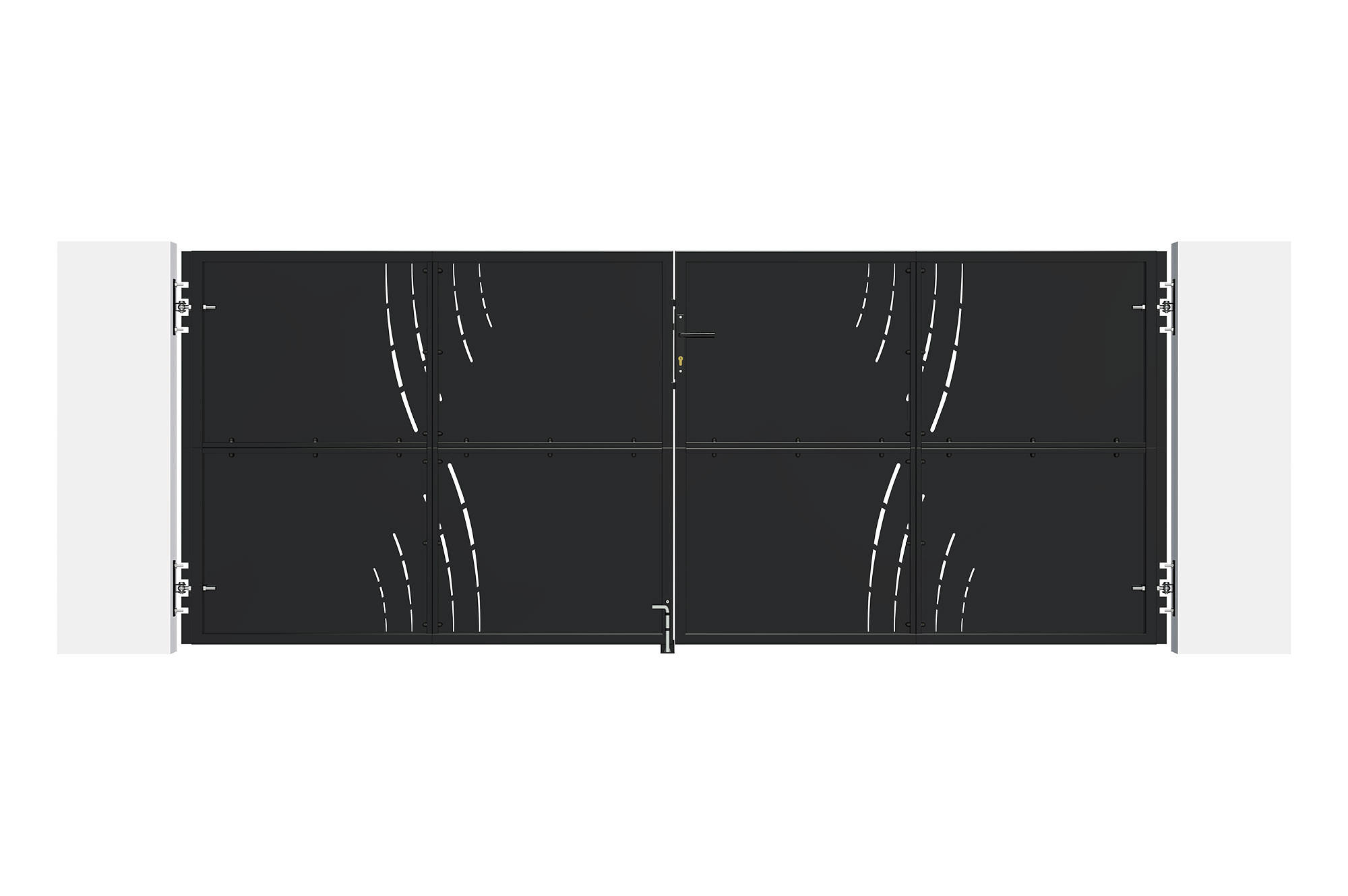 Casanoov Tor Schwarz 343x140 cm