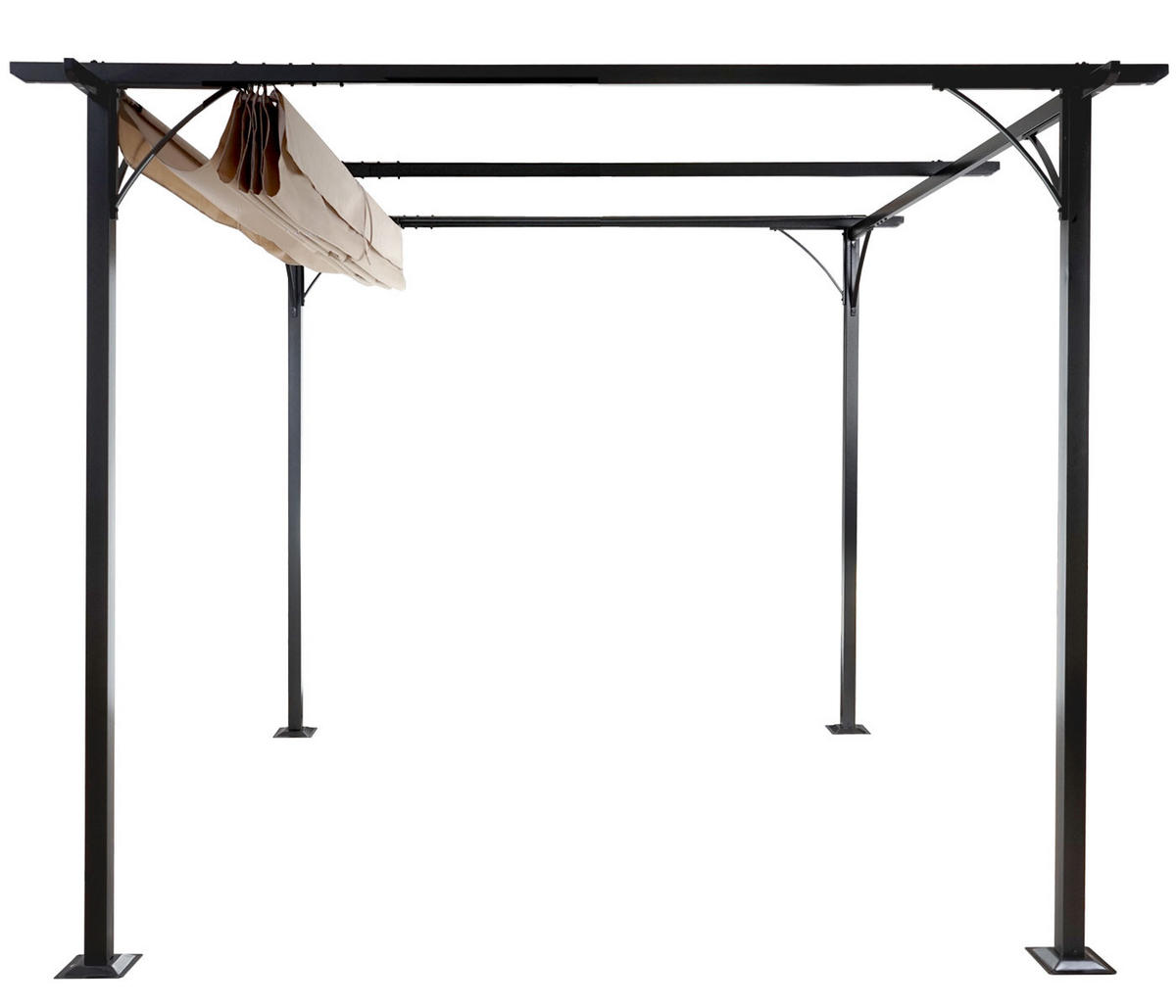 PERGOLA 232x300x300cm Creme - Creme, Metall (300/232/300cm) - BERLINLODGE