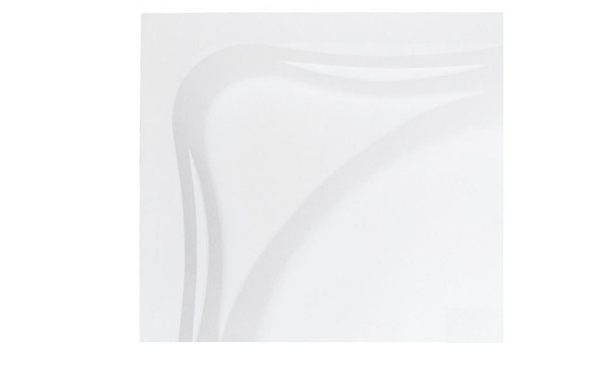 BADEWANNE Eckwanne MIA 140/140 Ablauf & Füße - Weiß, Kunststoff (140/57.5/140cm) - bad land