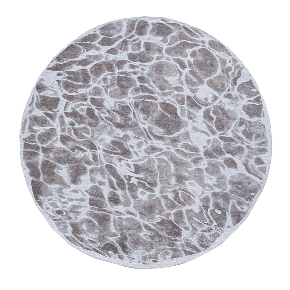 TEPPICH Grit Meditation 240/240 cm - Grau, Textil (240/240cm) - Louis De Poortere