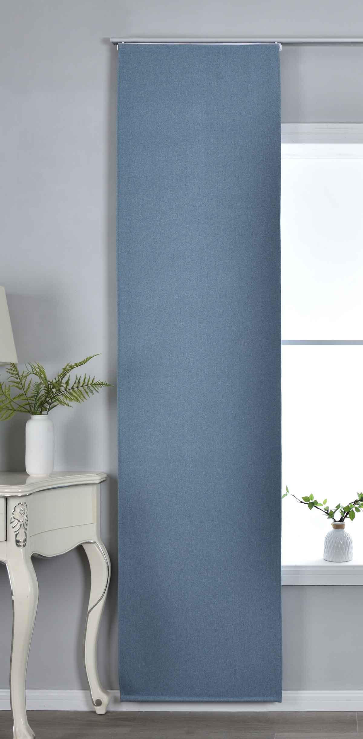 VORHANG MÜNCHEN DARK HxB 245x60 cm Blau - Blau, Textil (60/245/245cm) - Gardinenbox