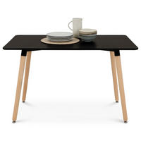 ESSTISCH SHANNON schwarz - Schwarz, Holz/Holzwerkstoff (70/120/75cm) - IDIMEX