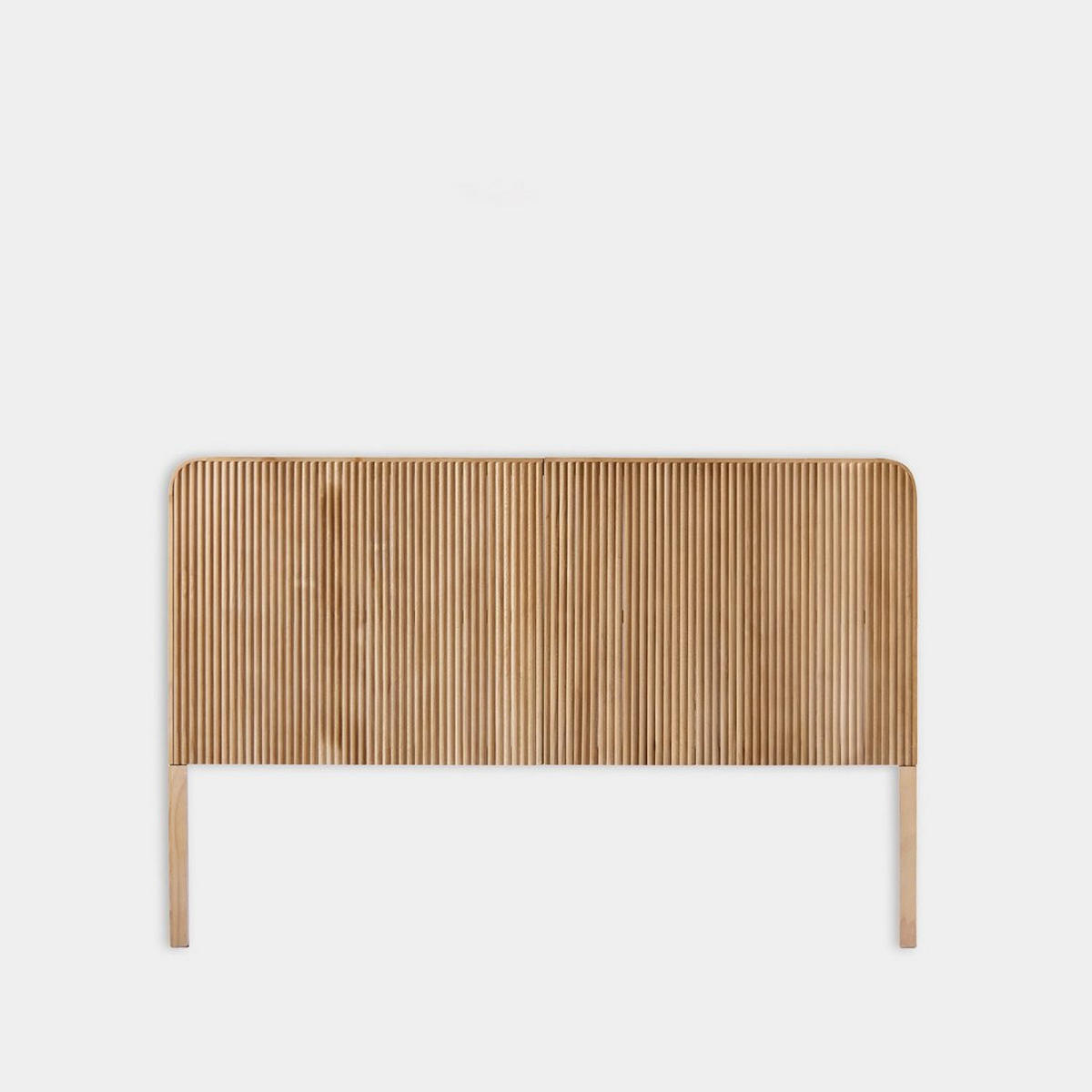 KOPFTEIL DOPPELTES Onni Natürlich 164 cm x 108 cm - Naturfarben, Holz (164/3cm) - Klast Home