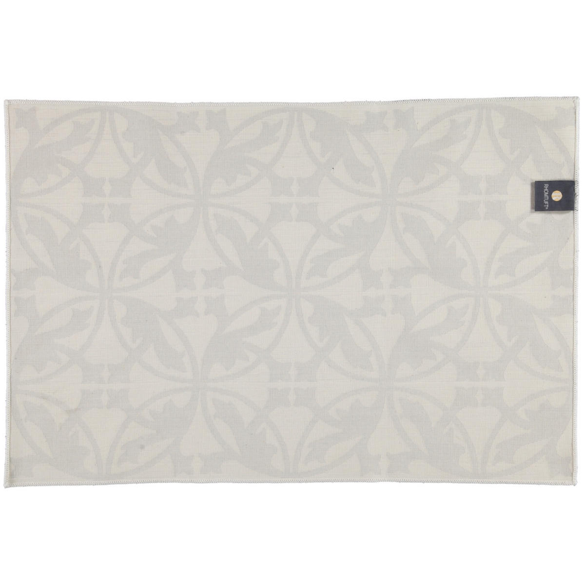 BADEMATTEN MAURO WEISS-KIESEL - 1469 - Grau, Textil (60/90cm) - Rhomtuft