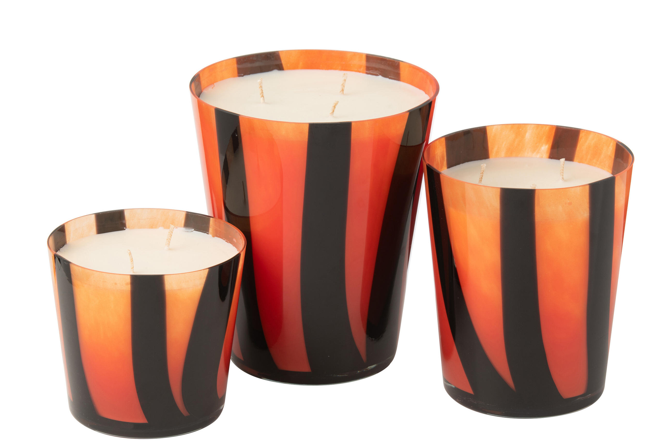 DUFTKERZE NOA - Multi - L - 95 Std. - Cognac, Paraffin (17.5/20cm) - J-Line