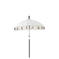 SONNENSCHIRM FLAVIE Beige - Beige/Schwarz, Holz (180/180cm) - J-Line