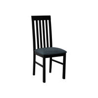 STUHL Nilo I, Holzfarbe: Schwarz - Blaugrau/Schwarz, Holz (43/96/48cm) - MIRJAN24
