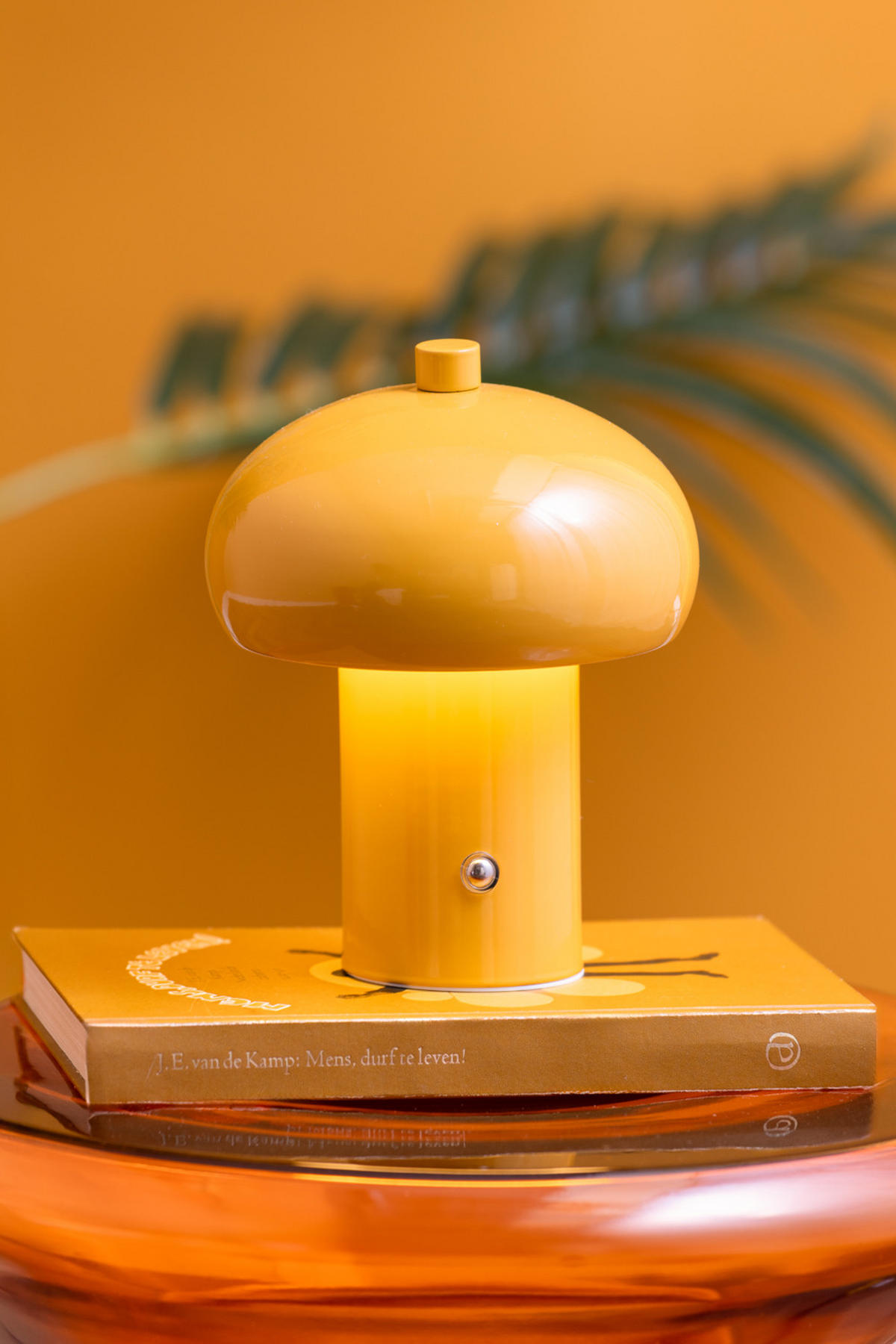 TISCHLAMPE Retro Seta Gelb 12.5/12.5/15 cm - Gelb, Metall (12.5/12.5/15cm) - Leitmotiv