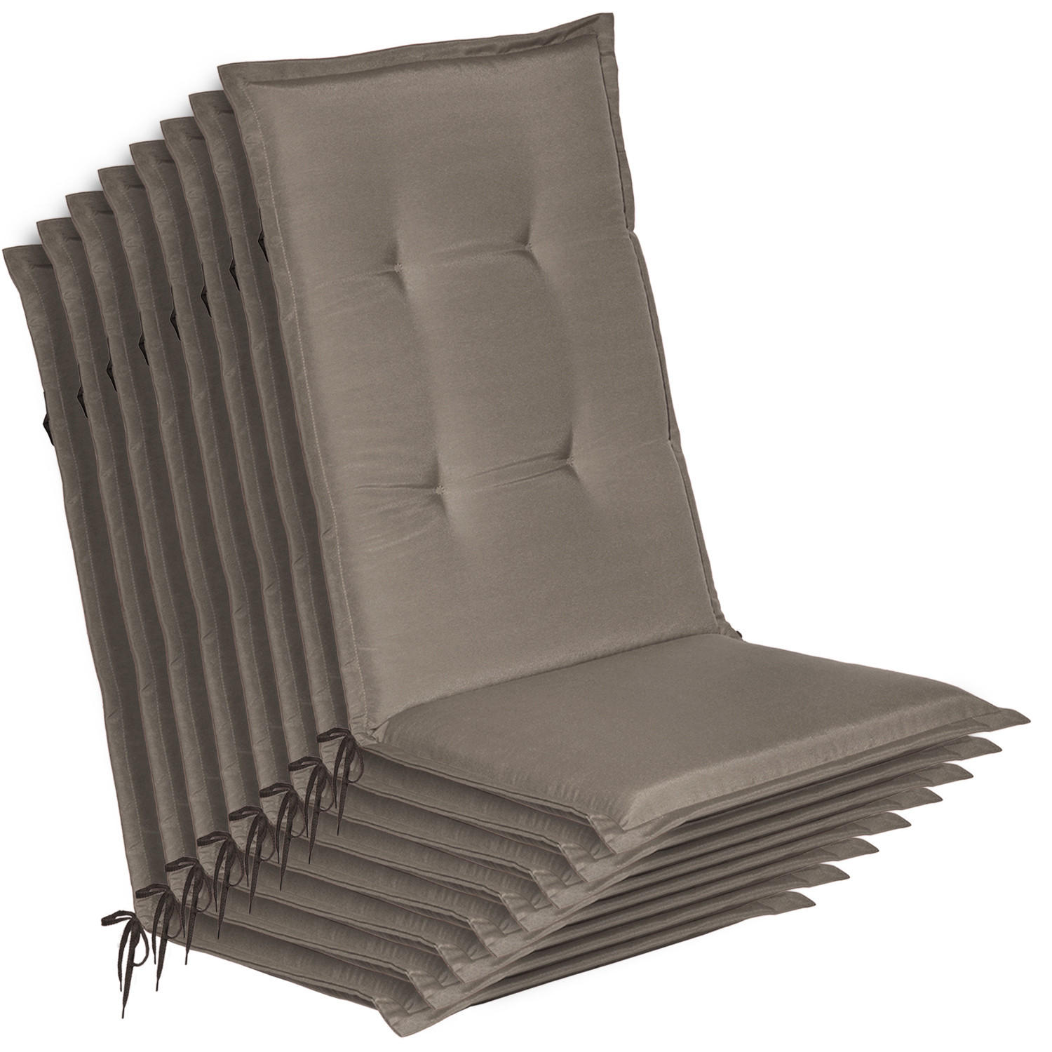 HOCHLEHNER Loft HL 120x50x6cm Taupe (8tlg) - Taupe, Textil (50/120cm) - Beautissu 