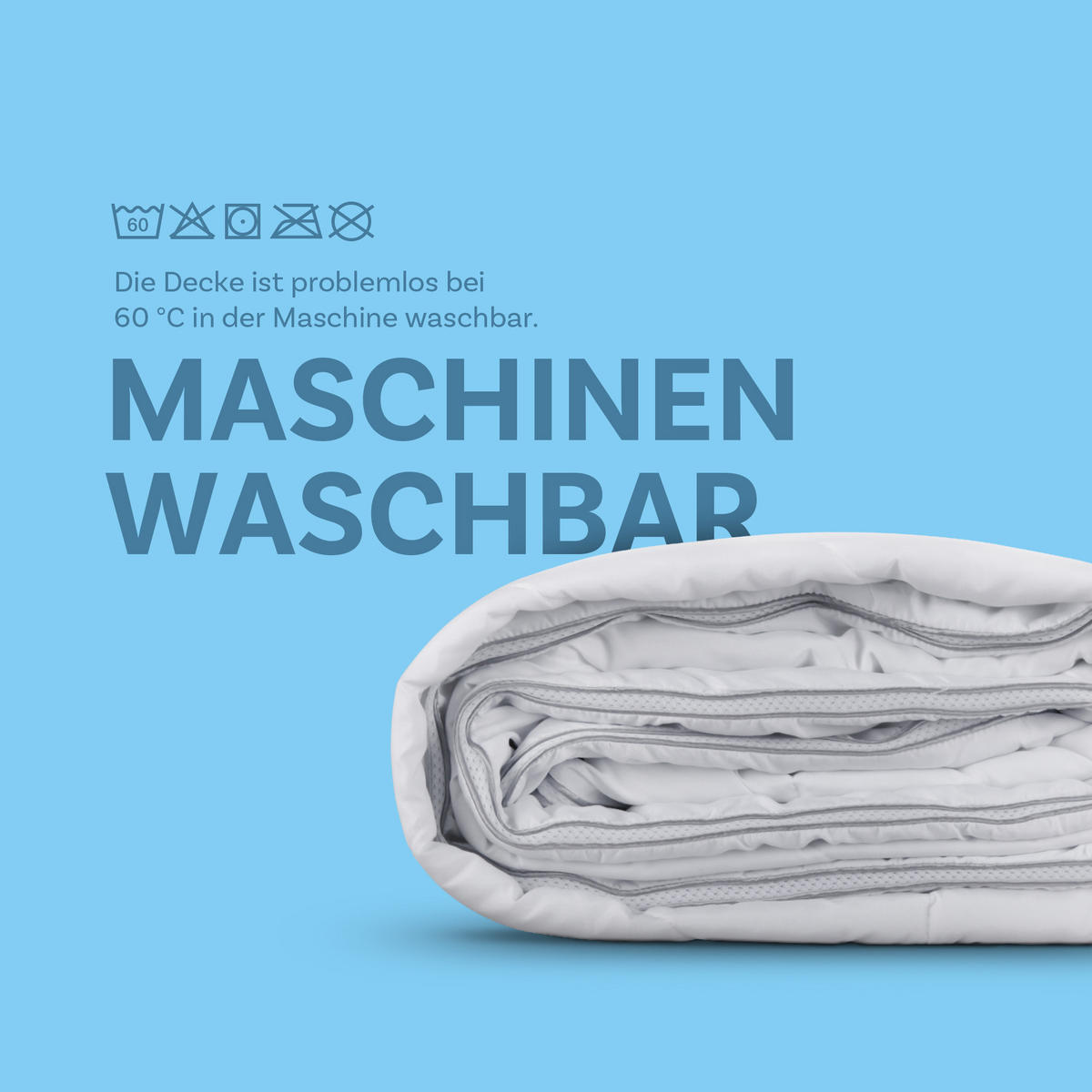BETTDECKE leichte Sommerdecke 135x200cm - ohne Bezug nutzbar - Weiß, Textil (135/200cm) - Bestlivings