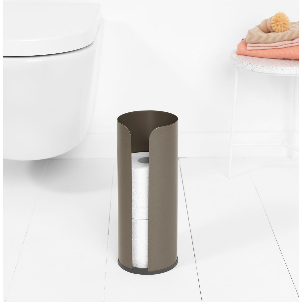 TOILETTENROLLEN-SPENDER, Platinum, für 3 Rollen - Silberfarben, Metall (13.2/32.1/13.2cm) - Brabantia