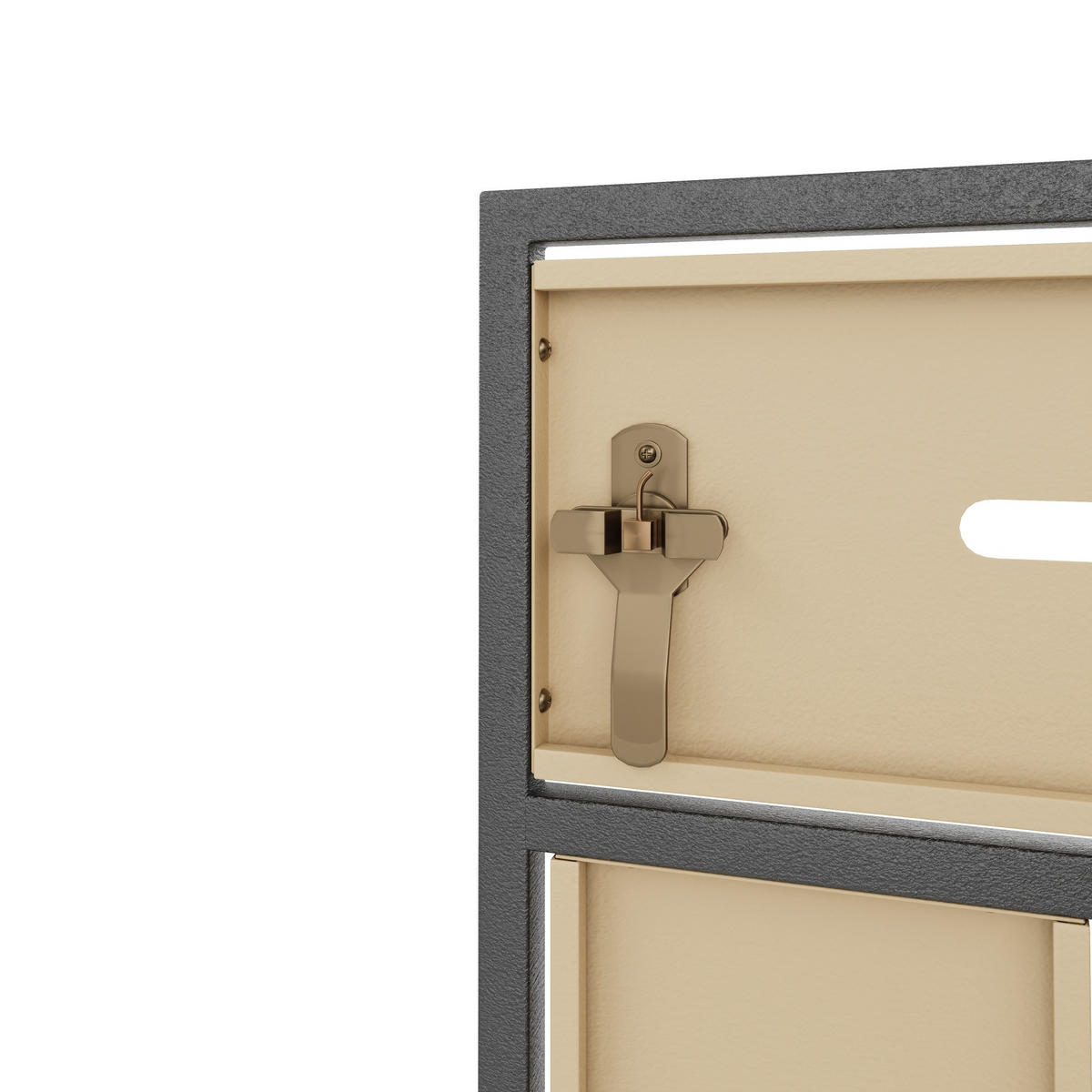 MÜLLTONNENBOX aus Stahl in Grau Holzoptik mit Pflanzdach & Abfalltrennung - Grau, Metall (132/124/80cm) - Modfu