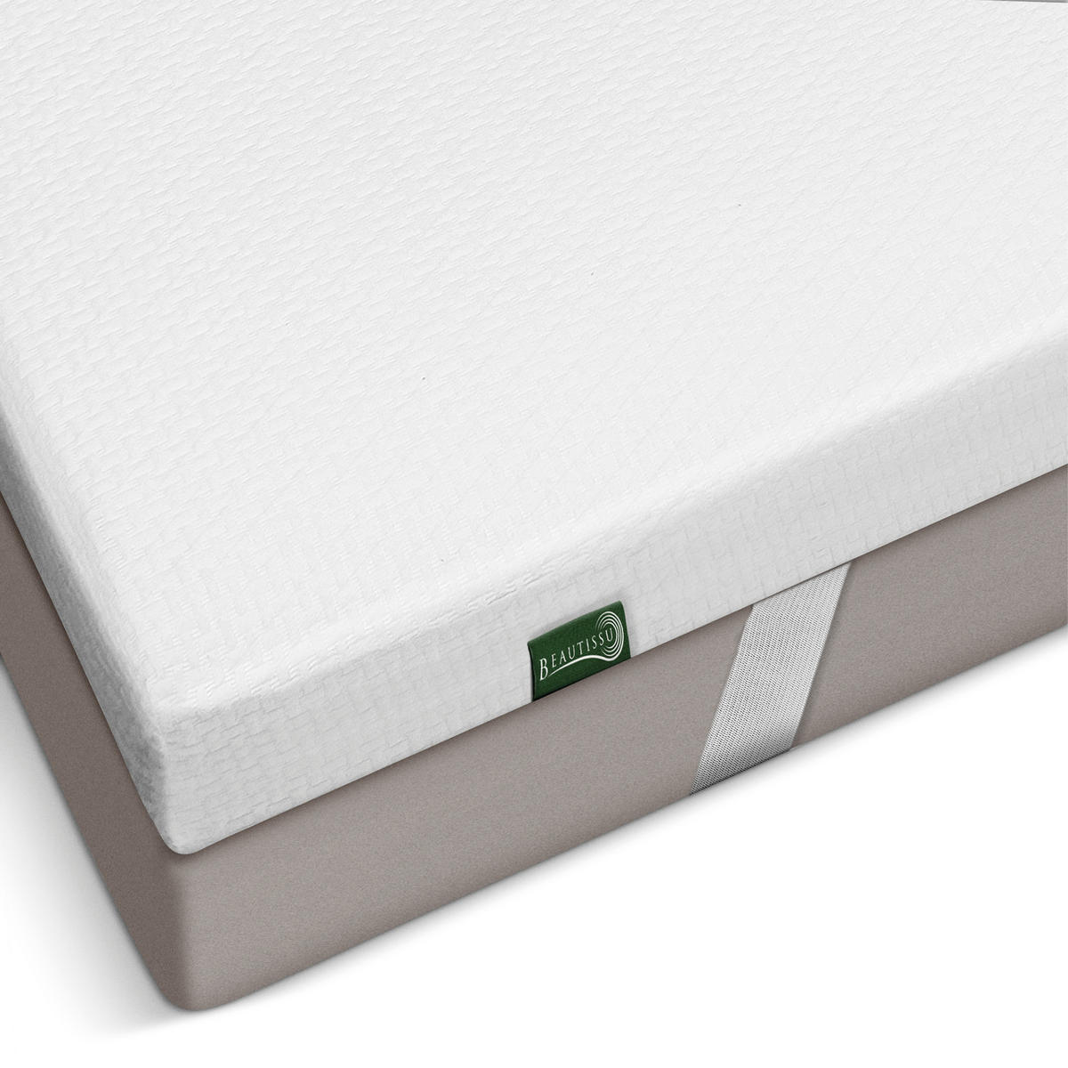 TOPPER BeauNuit MT Lu/ 7/140/200 cm - Weiß, Textil (140/200cm) - Beautissu 