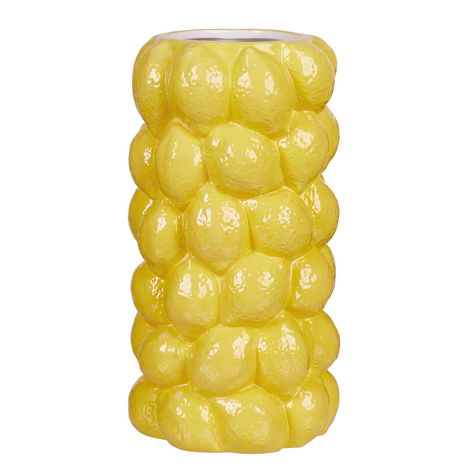 VASE Lemon - Gelb, Stein (31cm) - Butlers