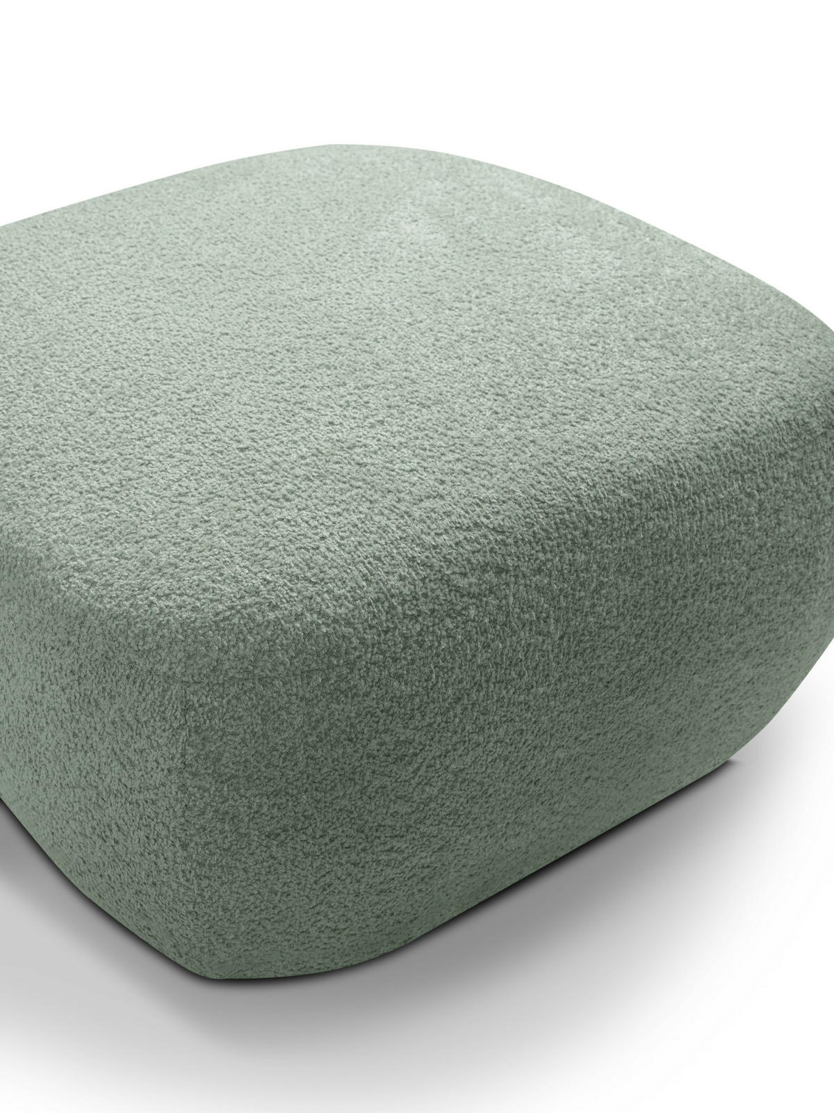 POLSTERHOCKER AMICO Modern Sitzhocker, Fußhocker Grün - Grün, Holzwerkstoff/Kunststoff (75/39/75cm) - MASSENO