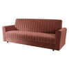 SCHLAFSOFA Molly - Hellgrau/Schwarz, Holz/Kunststoff (230/87/90cm) - MIRJAN24