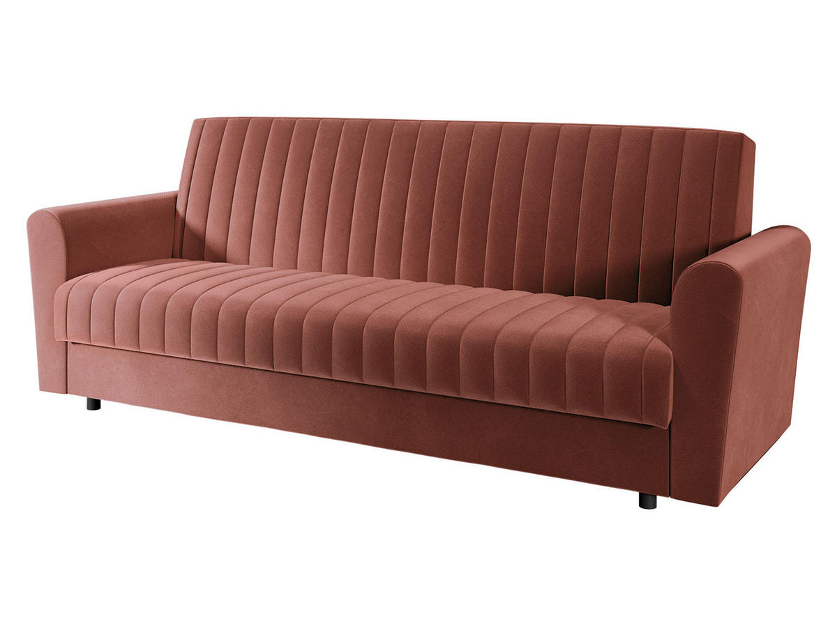 SCHLAFSOFA Molly - Hellgrau/Schwarz, Holz/Kunststoff (230/87/90cm) - MIRJAN24