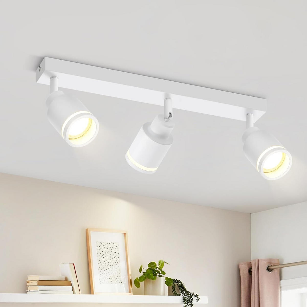 STRAHLER Fantastisch 3-flammig 42/5/15.7 cm - Weiß, Metall (42/5/15.7cm) - ZMH