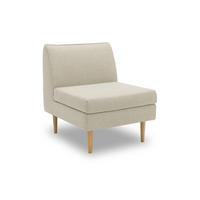 GARTENLOUNGE-SESSEL Braelyn 70x82x82 mit Outdoorbezug in sand - Sandfarben, Kunststoff (82/82/70cm) - 58aufmkessel