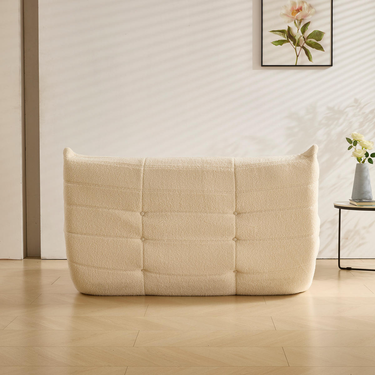 SEDACÍ VAK v béžové barvě, relaxační křeslo Indoor Lazy Sofa s vysoce elastickou pěnou, snadno přemístitelné - béžová, textil (149/82/114cm) - STILVORA