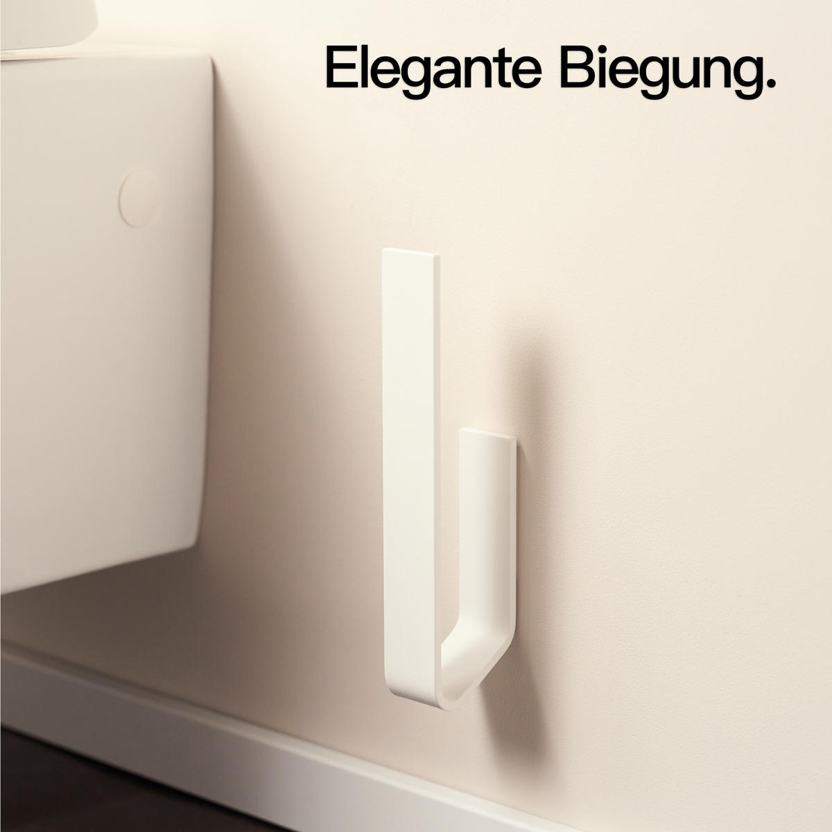 TOILETTEN ERSATZROLLENHALTER OHNE BOHREN - Weiß, Metall (3.4/23/6cm)