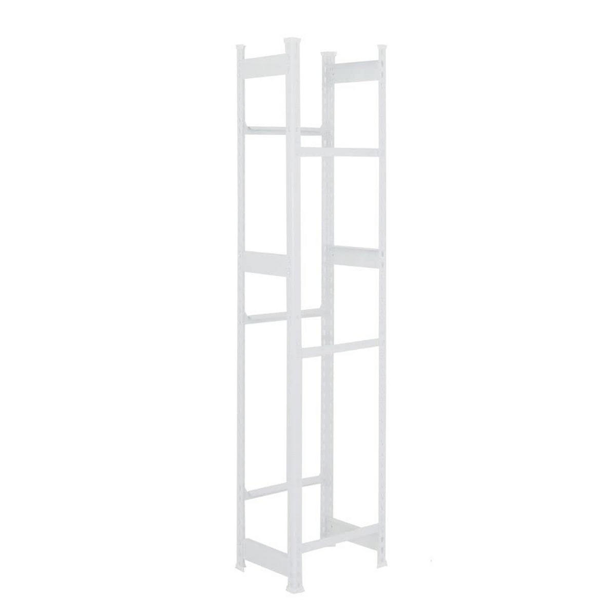 GETRÄNKEKISTENREGAL Big Camel HxBxT 180 x 40 x 30 cm Weiß - Weiß, Metall (40/180/40cm) - PROREGAL
