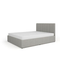 POLSTERBETT Mossa 160X200, Grau, Für Schlafzimmer - Grau, Textil/Metall (160/200cm) - Bettso