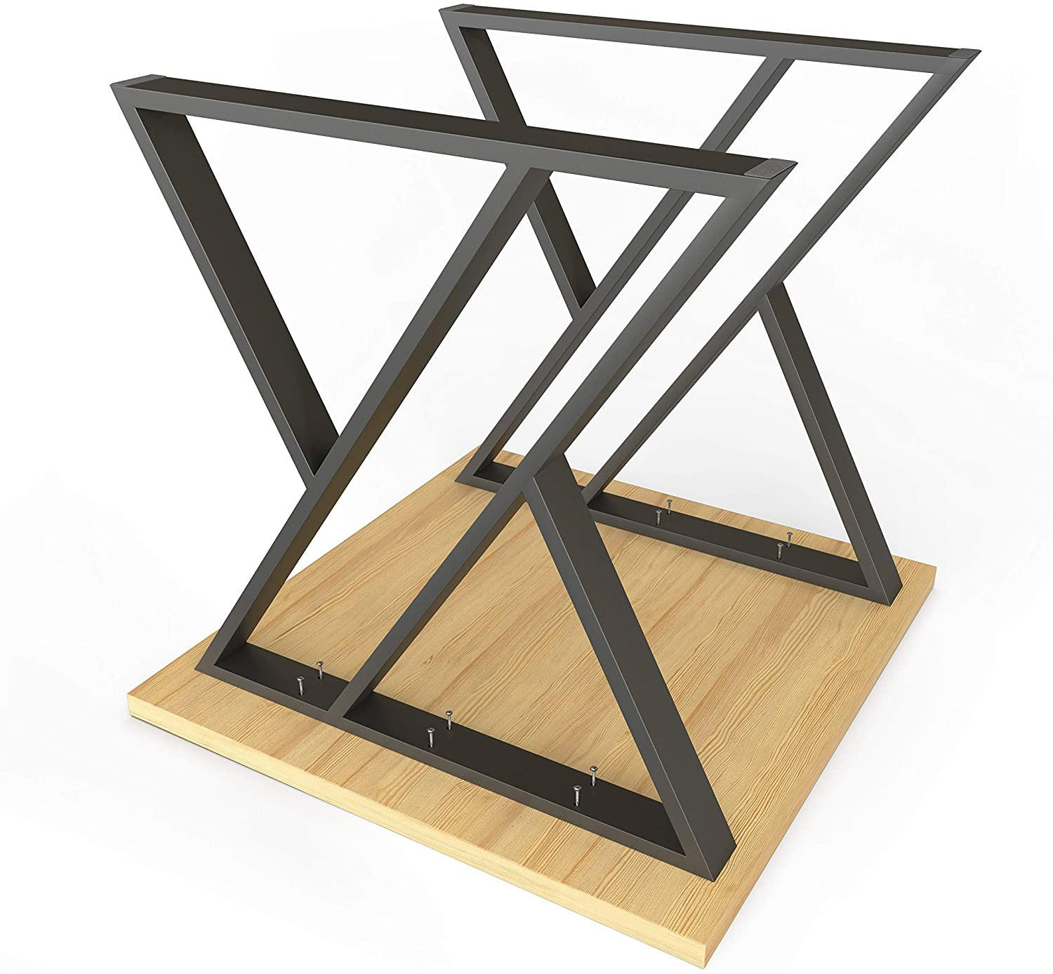 TISCHGESTELL Metall OS ma21 - Schwarz, Metall (55/72/6cm) - moebel17