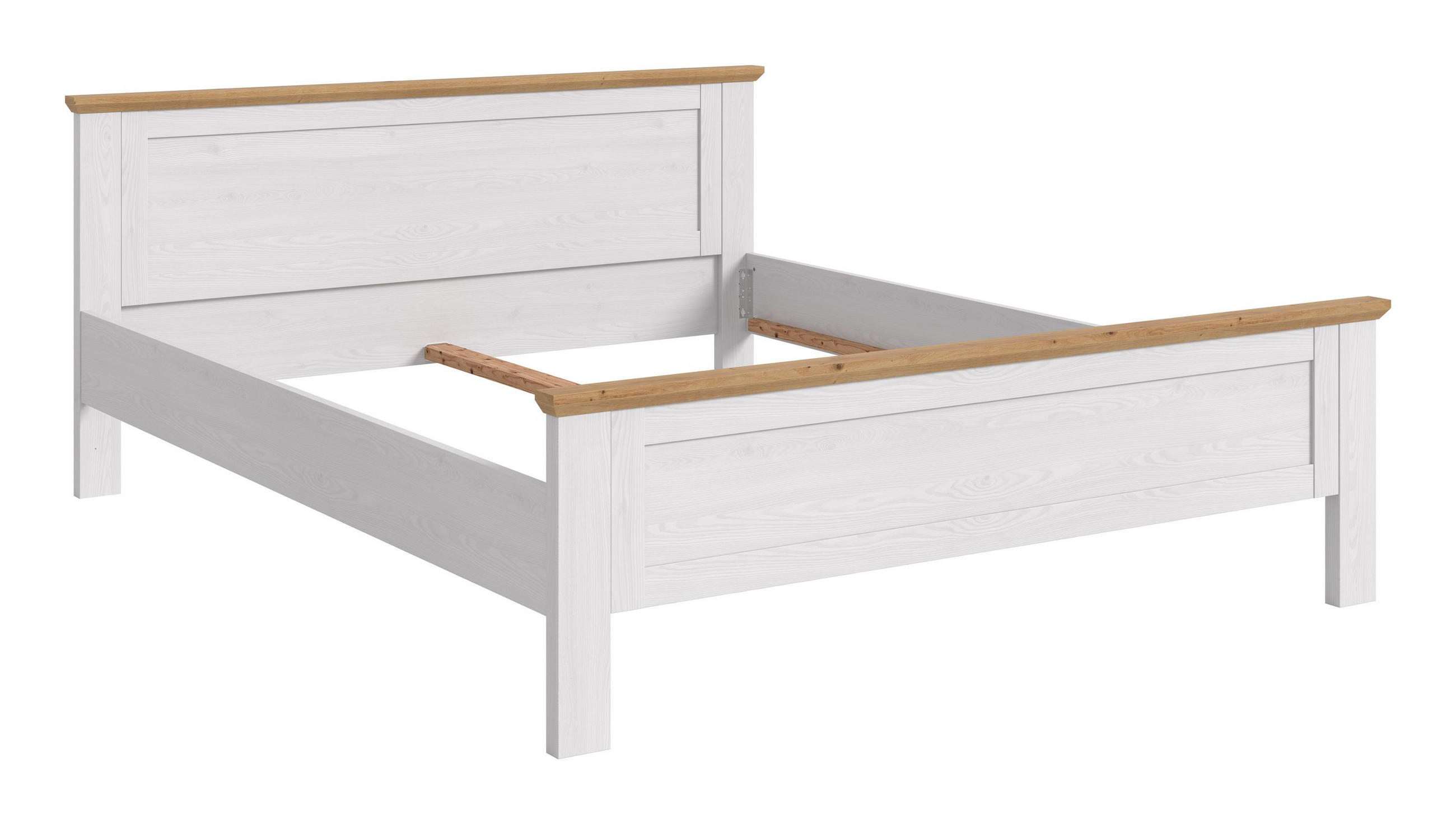BETT 180x200 (B/H/T: 189x90x209 cm) in Sibiu Lärche Nachbildung - Lärchefarben, Holzwerkstoff - Homes & Jones