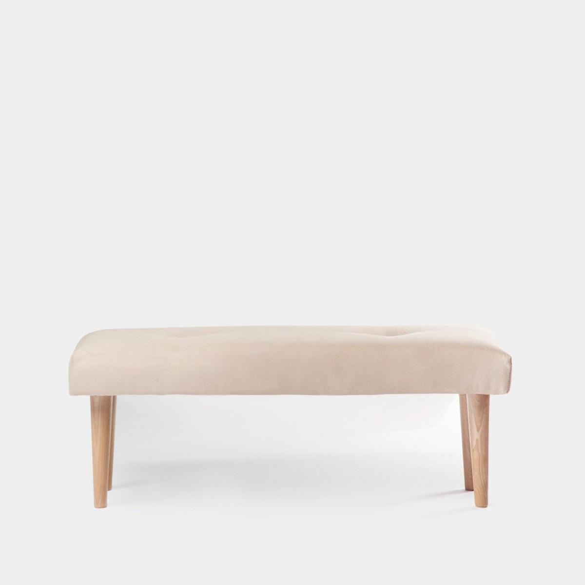 BANK Fiore Beige 100 cm x 40 cm - Beige, Textil (100/40/36cm) - Klast Home