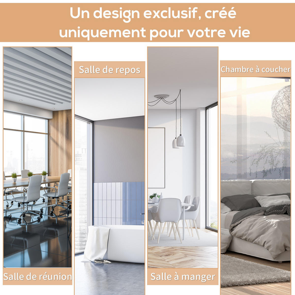 MARKISE DE-18456 250/160 cm mit Kurbel, UV-Schutz 50+ Creme - Creme, Metall (160/250cm) - ComfortXL