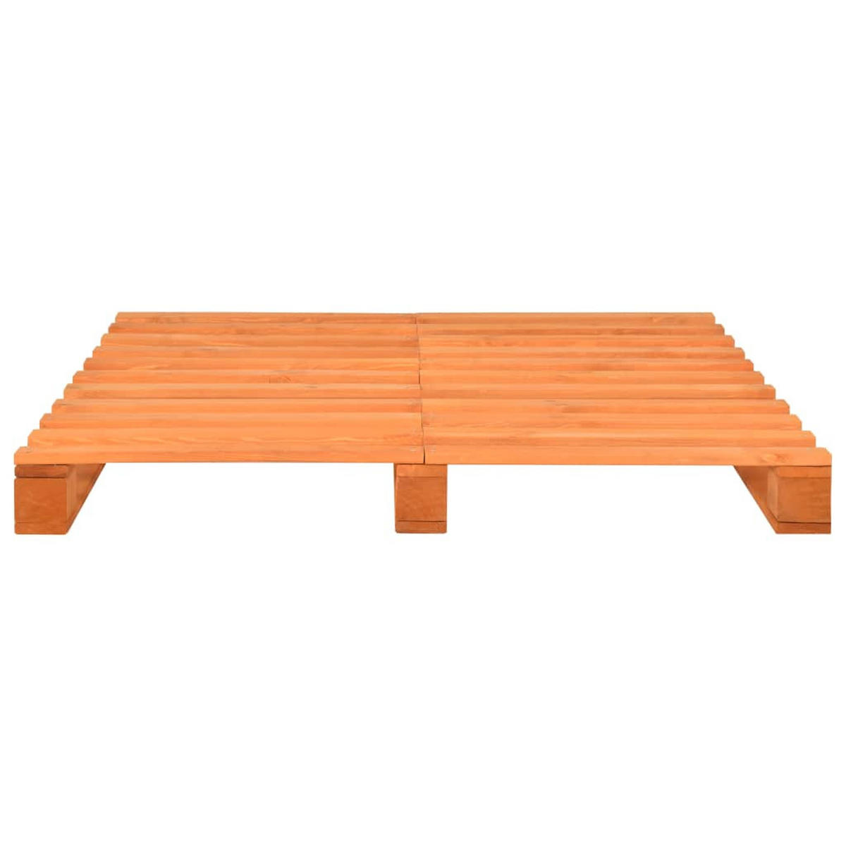 BETT Hodge 140/200 cm - Braun, Holz (140/200cm) - Nettlife