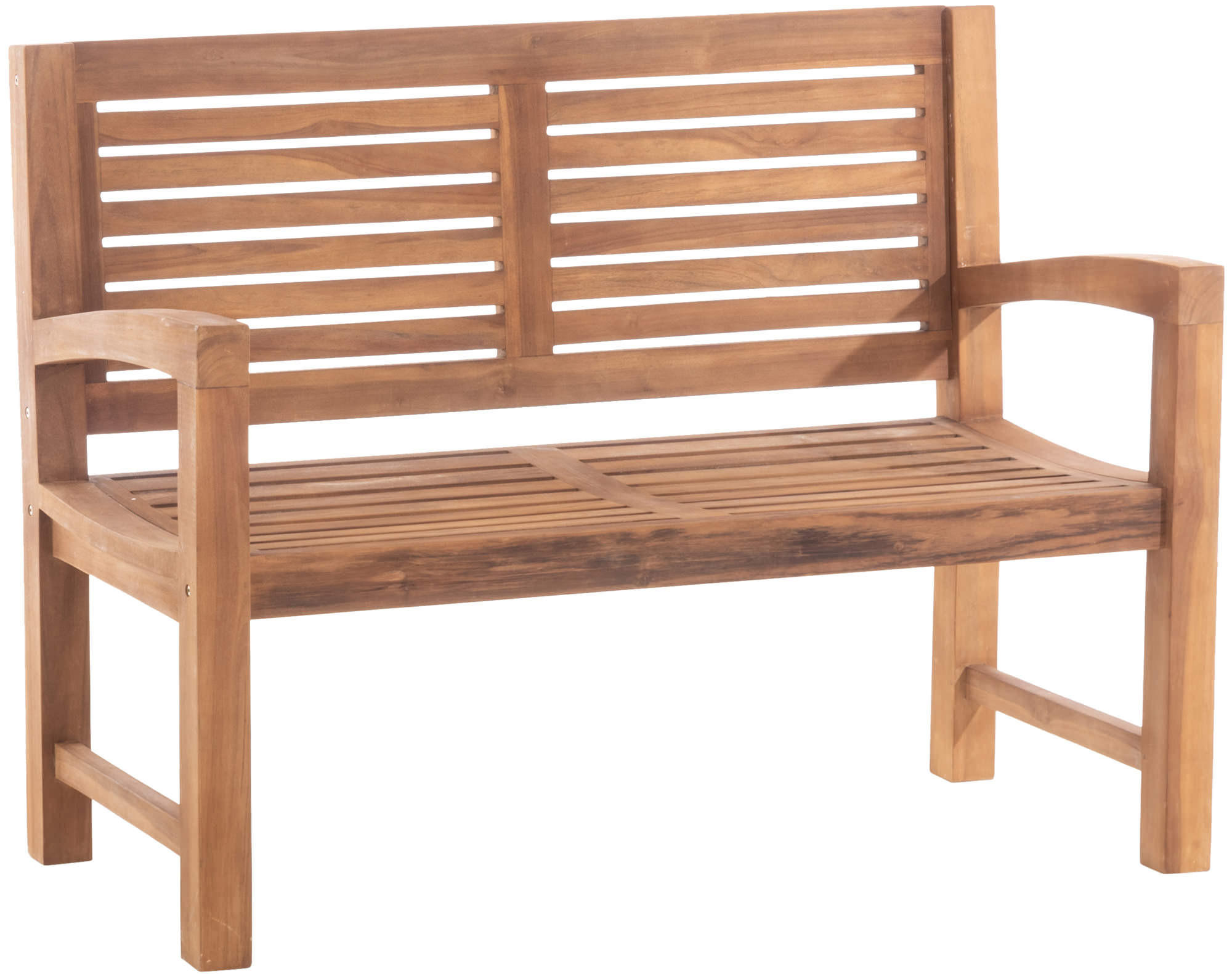 GARTENBANK 120/59 cm Holz teak - Teakfarben, Holz (120/92/59cm) - CLP