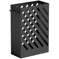 SCHIRMHALTER Stahl Schwarz - Schwarz, Metall (14/41/28cm) - HOMCOM