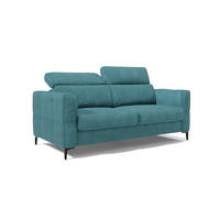 SCHLAFSOFA Gardenia - Hellblau, Metall (218/88/94cm) - Divani.store